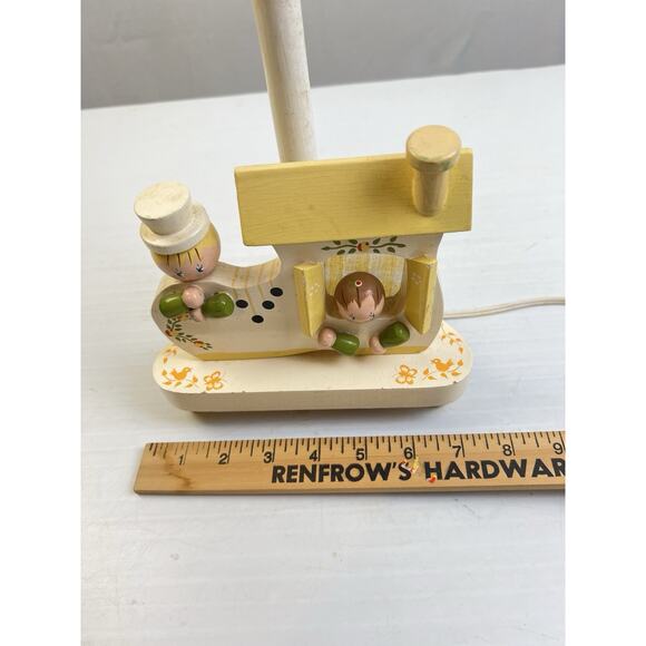 Vintage Lamp Nursery Originals Old Woman That Lived In A Shoe Light & Nightlight - Picture 7 of 12